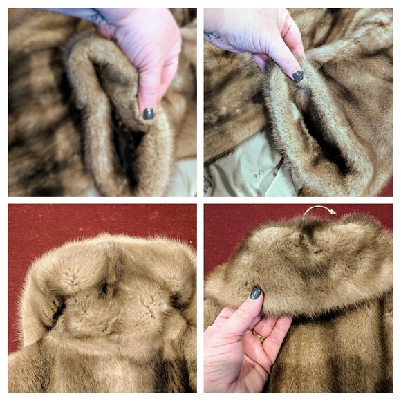 Montaldo's 3/4 length gray mink coat - Picture 8 of 8